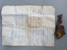 WWI Hartlepool naval bombardment shell fragment with paperwork provenance