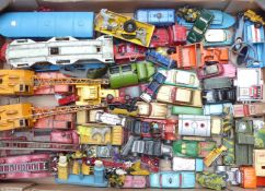 Sixty-five Corgi, Dinky, Matchbox and similar diecast model vehicles including Chipperfield