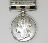 Royal Navy Egypt Medal 1882-89 with Alexandria, 11th July clasp, named to W H Fowler, HMS Superb