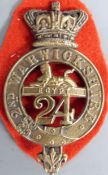 British Army Second Warwickshire 24th Regiment of Foot, Glengarry badge