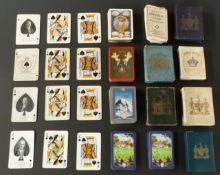 The Worshipful Company of Makers of Playing Cards, England. Five packs for 1902, 1919 (tax wrapped),