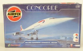 Airfix 1:72 scale plastic model kit Concorde 11050, in original box.