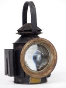 Eli Griffiths & Sons Ltd, Bradford St, Brighton, vehicle oil lamp, height 27cm