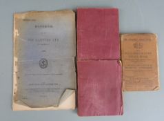WWI books comprising a copy of The Infantry Training 1914, Musketing Regulations Part 1 1909 (1914),