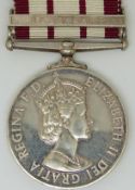 Royal Navy Elizabeth II Naval General Service Medal with Near East clasp, named to 866108 C D J