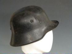 German Army WWII M16 steel helmet