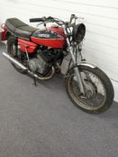 1974 Benelli 250 2C twin cylinder two stroke motorcycle WHJ 958M with V5c