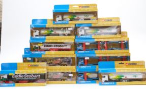 Eleven Corgi Toys Superhaulers diecast model lorries, all in original boxes.