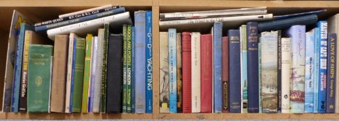 Approximately 50 mainly sailing ship and similar interest books including Cape Horn, Trade Winds,