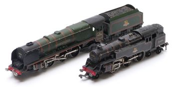 Two  Hornby Dublo 00 gauge BR locomotives 2-6-2 Duchess of Montrose 46232 and 2-6-4 tank 80054.