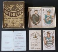 Henry Reason, London. 40 Thieves and How to Catch Them playing card game. 8 sets of 6 cards. 48