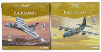 Two Corgi The Aviation Archive Falklands 20th Anniversary limited edition 1:44 scale diecast model
