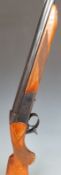 Baikal .12 bore single barrelled shotgun with engraved locks, semi-pistol grip and 28.5 inch