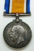 British Army WWI War Medal named to 13622 Pte F Smith 10th Battalion, Glosters/ Gloucestershire