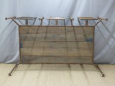 Industrial/ shopfitting/ haberdashery Superdry display stand/ table W213 x D130 x H80cm