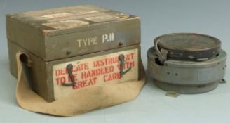 Royal Navy compass type P8M number 1561360, with box