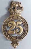 British Army The King's Own Borderers 25th Regiment of Foot, Glengarry badge