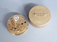 WWII brass sextant by Stanley, London, dated 1941, no 4305, with broad arrow mark