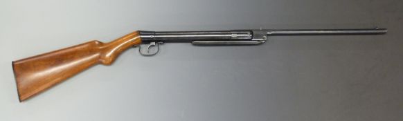 Lepco BSA Lincoln Jefferies style .177 air rifle with semi-pistol grip, serial number 96