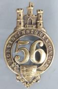 British Army West Essex 56th Regiment of Foot, Glengarry badge