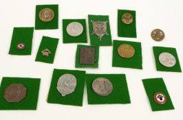 A small collection of WWII, Nazi/ German badges including Hitler Youth, Handicraft, Labour Day,