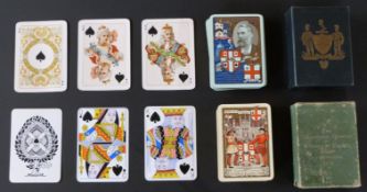 The Worshipful Company of Makers of Playing Cards, England. Single deck of playing cards with non
