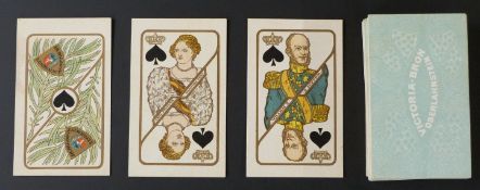 Playing Cards. Holland. Victoria Bron pack, after the design of Mr. G. van Caspel. Non standard