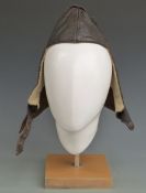 WWI era leather flying helmet
