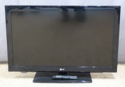 LG 37 inch flat screen television with remote