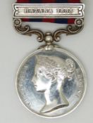 British Army India General Service Medal (1854) with clasp for Hazara 1888, named to 675 Lance Cpl J