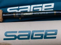 Sage 9140-4 graphite 111e 14' AFTM #9 salmon / sea trout fly fishing rod in metal Sage tube