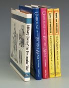 Five hardback books including Uniforms of the British Army Infantry/Cavalry by W Y Carman