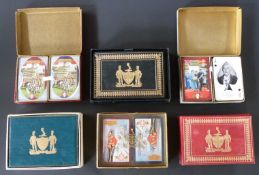 The Worshipful Company of Makers of Playing Cards. Six double packs for 1913. 1929, 1948, 1949 (