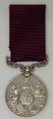 British Army Long Service and Good Conduct Medal named to 1818 Colour Sgt J Guise Oxfordshire