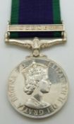 Royal Marines General Service Medal with clasp for Borneo, named to 15989 R Tommins, RM