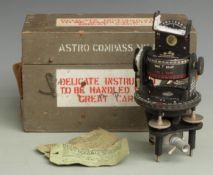 Royal Air Force cold war Astro compass MkII, with box