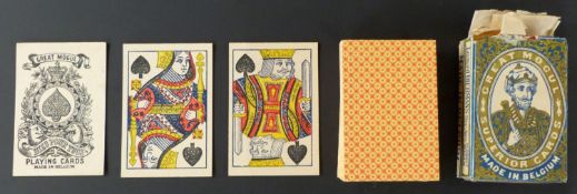 Playing Cards. Belgium. Leonard Biermans, Turnhout for the Belgian Overseas Trading Company. Pack of