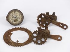 The Boniksen Time and Speed Meter by Rotherhams of Coventry, 0-50 mph to suit vintage motorcycle,