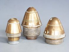 Three WWII/WWI shell timers