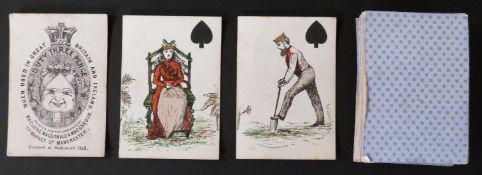 Maclure, Macdonald & Macgregor, Manchester. Nursery Rhymes transformation playing cards. Version