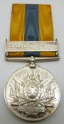 British Army Khedive Sudan Medal with clasp for Khartoum, named to 2694 Pte T Whelan, 2nd