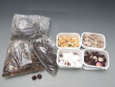 A large collection of muzzle loading gun wads including 4, 8, 9, 10 and 12 bore.