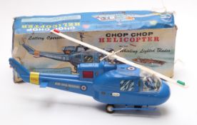Louis Marx & Co battery operated Chop Chop Helicopter, in original box