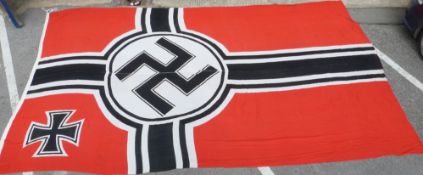 German Nazi flag, approximately 277 x 477cm