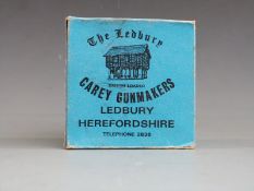 Twenty five The Ledbury Carey Gunmakers 16 bore shotgun cartridges, in original box PLEASE NOTE THAT