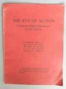 WWII Winston Churchill 'The Eve of Action 'Greatest Allied Operation' in the Spring' booklet. A