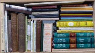 Approximately 45 railway interest books to include Great Central by George Dow in three volumes,