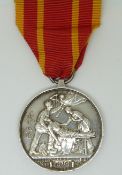 British Army Hong Kong Plague Medal, named to Pte H Thurston, Shropshire Light Infantry