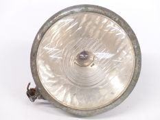 Lucas King of the Road chrome vintage / pre-war car headlamp, diameter 25cm