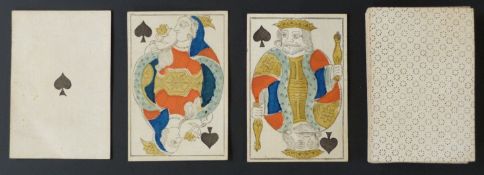 Kessman Servaes, Brussels, Belgium playing cards. Belgium pattern. Double ended courts, square